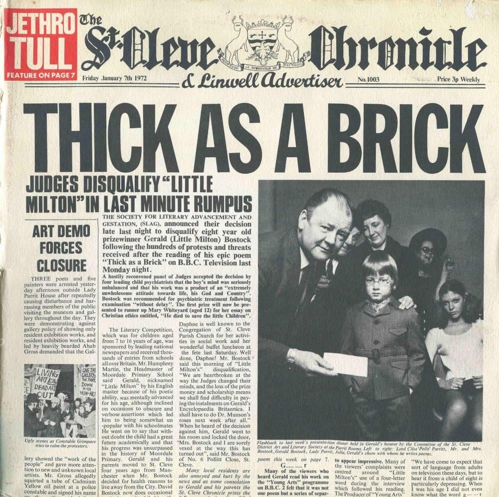 Thick as a Brick -  - 1972